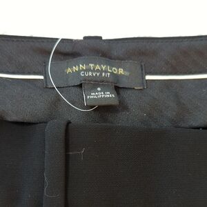 Ann Taylor Black Curvy Fit Pants